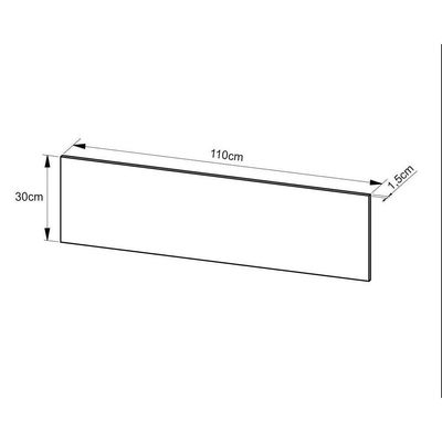 Multiuso Quarto Juvenil Divisor de Mesa ME4183 110cm Preto - Tecno Mobili