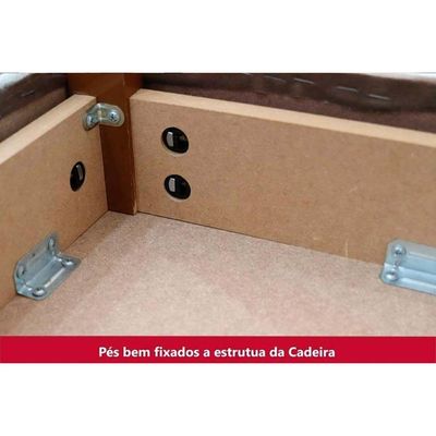 Kit 6 Cadeiras de Cozinha Tauá 6 Uni Nature/Linho - Henn