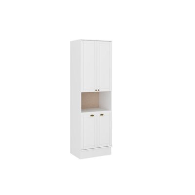 Torre Quente de Cozinha Paneleiro Bella 2617 c/ 1 Forno 4 Portas 70cm Branco - Carraro