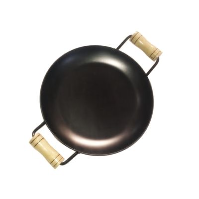 Chapa Disco Arado Chapa de Aço Alça Madeira 33cm