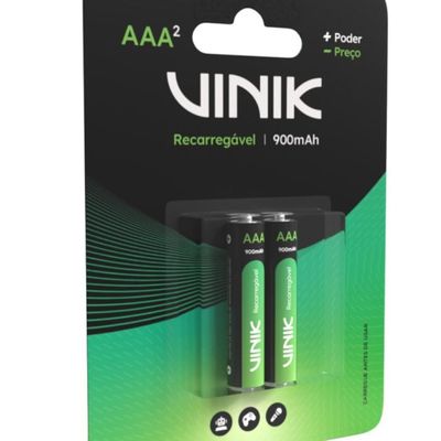 Pilha Recarregável AAA C/2 - 900MAH 1.2V - VP3AB2R