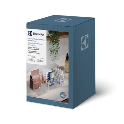Kit Caixas Organizadoras Electrolux Experience 14,4 Litros Modular Não se aplica