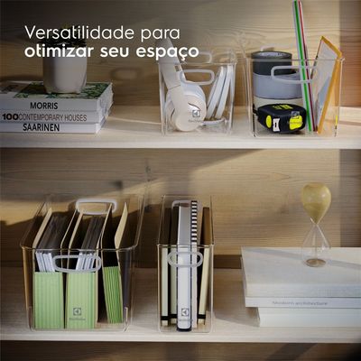 Kit Caixas Organizadoras Electrolux Experience 14,4 Litros Modular Não se aplica