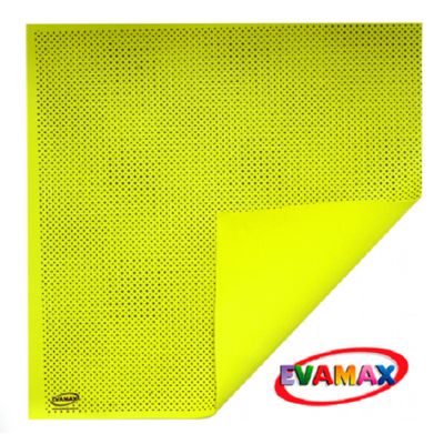 EVA Decorado Bolinha Amarela 40X48cm – Pct 5 pçs - EVAMAX