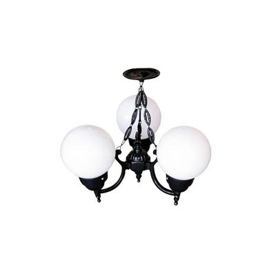 Lustre Colonial de Teto Califórnia com Corrente em Alumínio