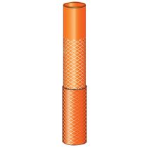 Mangueira 1/2" Tramontina Laranja em PVC 3 Camadas 25 m  com Engates Rapidos e Esguicho