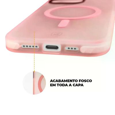Capa MagSafe Pro para iPhone 16 - Rosa - Gshield