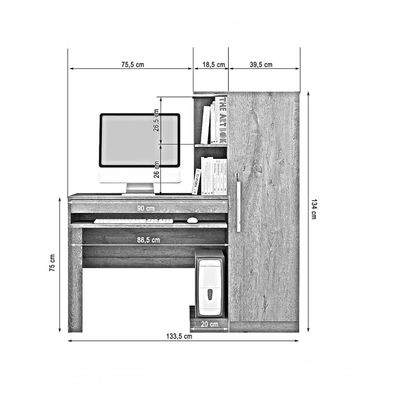 Escrivaninha Mesa Office Valdemoveis