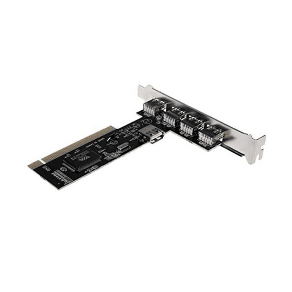 Placa pci Com 5 Portas USB 2.0 JPU-01 Feasso