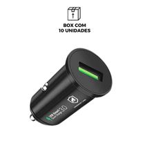 Carregador Veicular Turbo One no Atacado - Caixa Fechada 10 Unidades - Gshield