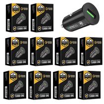 Carregador Veicular Turbo One no Atacado - Caixa Fechada 10 Unidades - Gshield