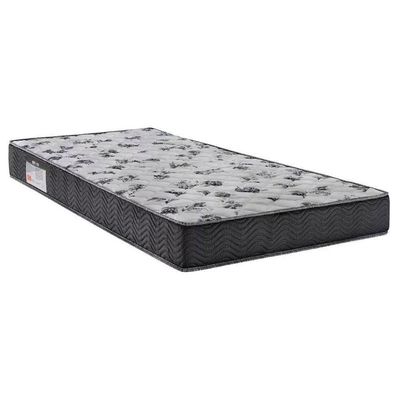 Cama Box Baú Solteiro Suede + Colchão De Espuma D33 - Sereneprime - 88cm Cinza
