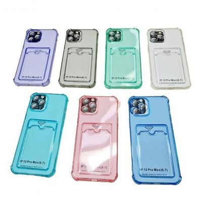 Capinha Iphone 12 Pro Max 6.7 Translucida Cores Verde