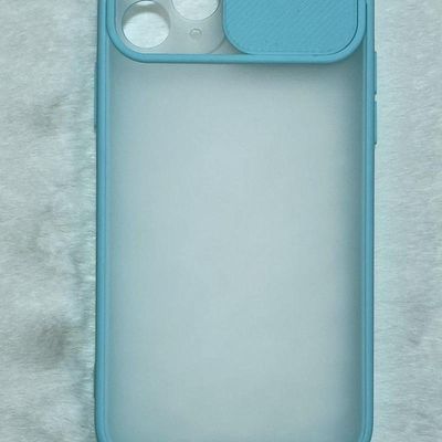 Capinha Silicone Protege Câmera Compativel Iphone 11 Pro Max 6.5 Translucida Cor Verde água