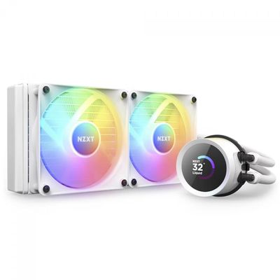 Water Cooler NZXT Kraken 240 RGB White - RL-KR240-W1