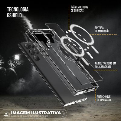Capa MagSafe para Samsung Galaxy Z Flip 6 - Transparente - Gshield