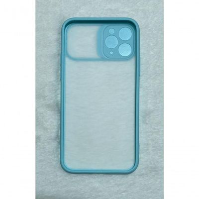Capinha Silicone Câmera Iphone 11 Pro Max 6.5 Verde Água