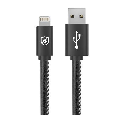 Kit Carregador Veicular com Cabo Dual Shock - 1,2m - Lightning iPhone - MFI - Gshield
