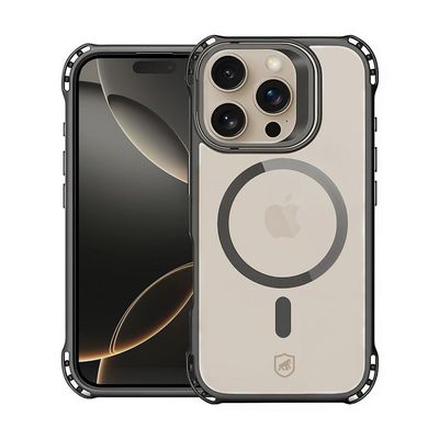 Capa para iPhone 16 Pro Max - MagSafe AirBag Preta - Gshield