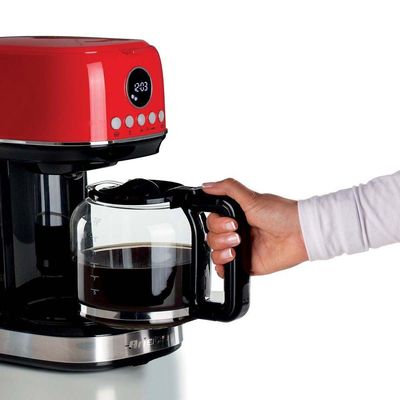 Máquina De Café Programável Moderna 220V Ariete Vermelho