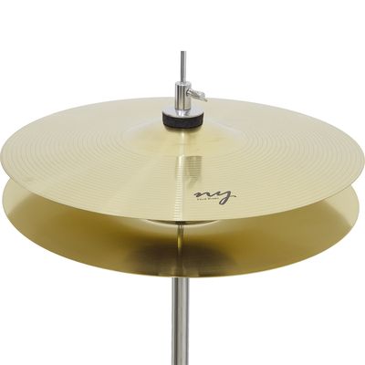 Par de Pratos de Bateria Chimbal 14" + Baqueta 5A Hickory New York