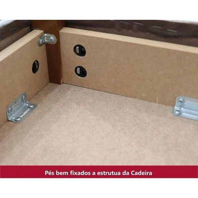 Kit 4 Cadeiras Sala Jantar Anne 4 Un Nature Courano Linho