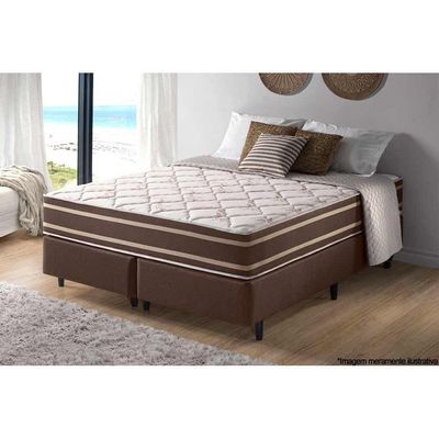 Colchão Solteiro Molas Superlastic Duo Sono Df Euro Pillow Brown (88x188x25) - D Angelis Anjos