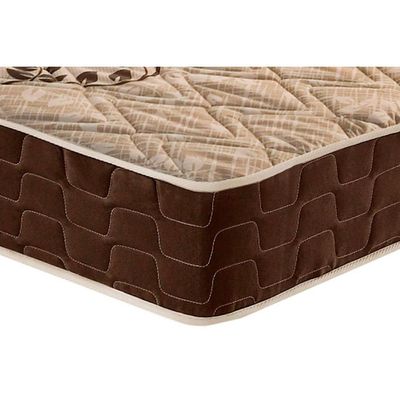Conjunto Box Viúva: Colchão Espuma D28 Confort + Base Crc Suede Brown (128x188)