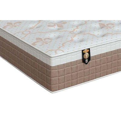 Cama Box Queen: Colchão Molas Ensacadas Orthoflex Sensitive + Base Crc Courano White (158x198)