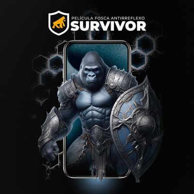 Película para iPhone 16 com Aplicador - Survivor Fosca - Gshield