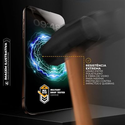 Película para iPhone 16 com Aplicador - Survivor Fosca - Gshield