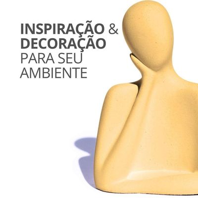 Estátua Artesanal Família Pai 9 Cm Em Cimento Cinza
