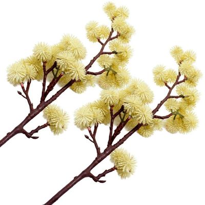 Kit 4 Plantas Artificiais Mamona Jardim Ornamental De 70cm
