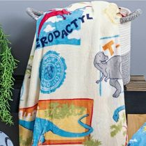 Manta Solteiro Infantil Bouti Kids Flannel Microfibra 1 Peça Dino