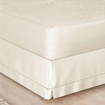 Saia Para Cama Box Solteiro Ponto Palito Palha