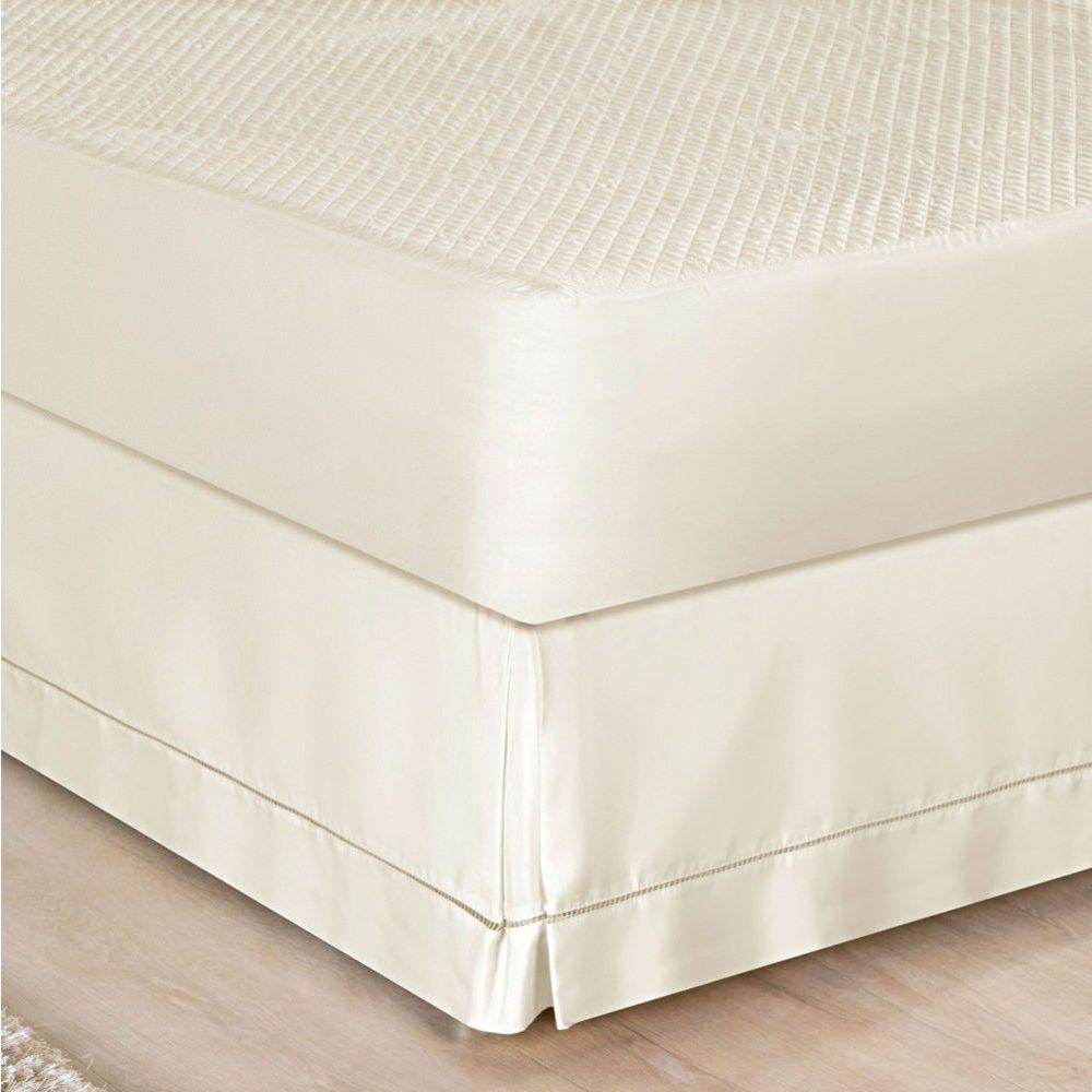 Saia Para Cama Box King Ponto Palito Palha