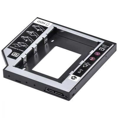 Adaptador Caddy Para Hd Ou Ssd Gaveta Dvd Notebook Sata 12.7