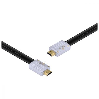 Cabo Hdmi 2.0 4K Ultra Hd 3D Conexão Ethernet Flat Com Conec