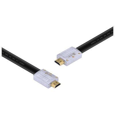 Cabo Hdmi 2.0 4K Ultra Hd 3D Conexão Ethernet Flat Com Conec