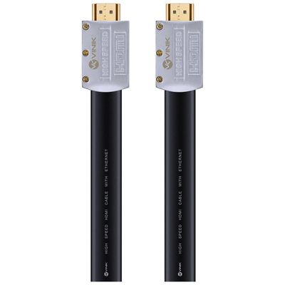 Cabo Hdmi 2.0 4K Ultra Hd 3D Conexão Ethernet Flat Com Conec