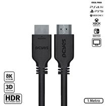 Cabo Hdmi Ultra 2.1 28Awg Puro Cobre 8K 1 Metro - Phm21-1