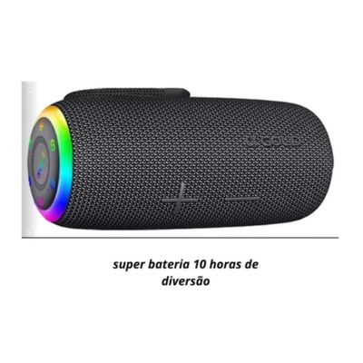 Caixa De Som Portátil Bluetooth Sem Fio Potente Led 30 W TWS