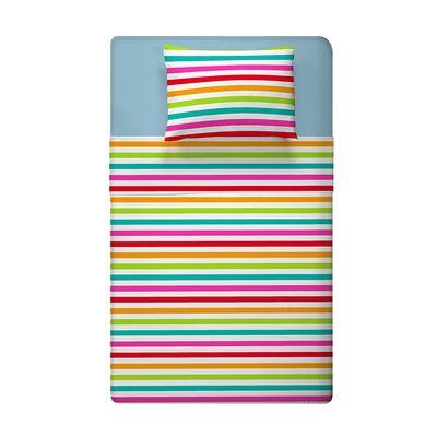 Jogo de Cama Infantil 150 Fios Fiori Solteiro  - Luiza (7757)