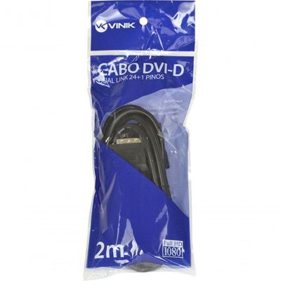 Cabo Dvi-D 24+1 Pinos Dual Link 2 Metros Dvi/2