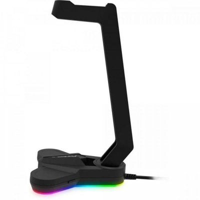 Suporte P/ Headset Rgb Vickers Preto Fortrek G