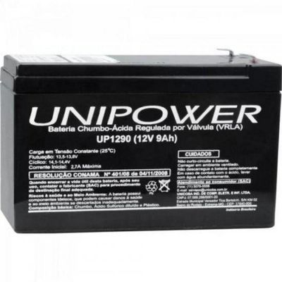 Bateria Estacionária Selada 12V/9A Vrla Up1290 Unipower