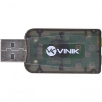 Adaptador Placa De Som Usb 5.1 Canais Virtual Ausb51