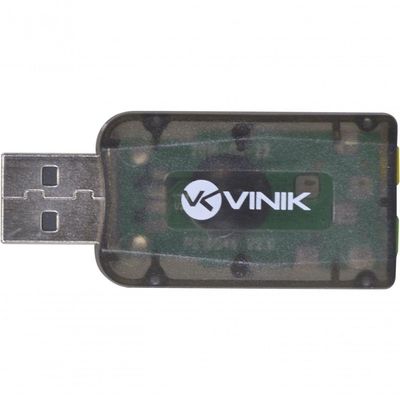 Adaptador Placa De Som Usb 5.1 Canais Virtual Ausb51