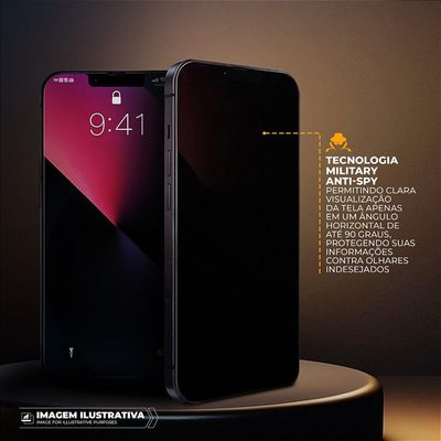 Película para iPhone 16 com Aplicador - Survivor Privacidade - Gshield