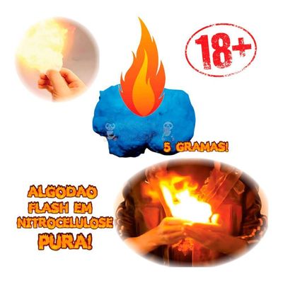 Algodão Flash - 5 Gramas Panda Magic Cor Azul